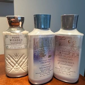 Set of 3 Bath & Body Works Moisturizer Lotions